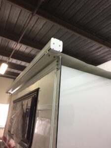 Slide-out awning topper