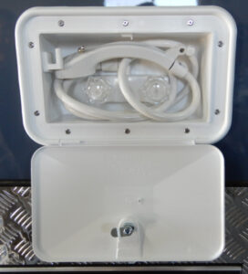 Supply and install outside shower fitting including plumbing
