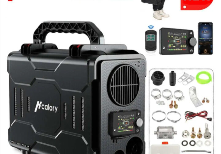 107 1 Portable Diesel Heater All In One 5KW 12V Bluetooth App Smart Remote Control Die